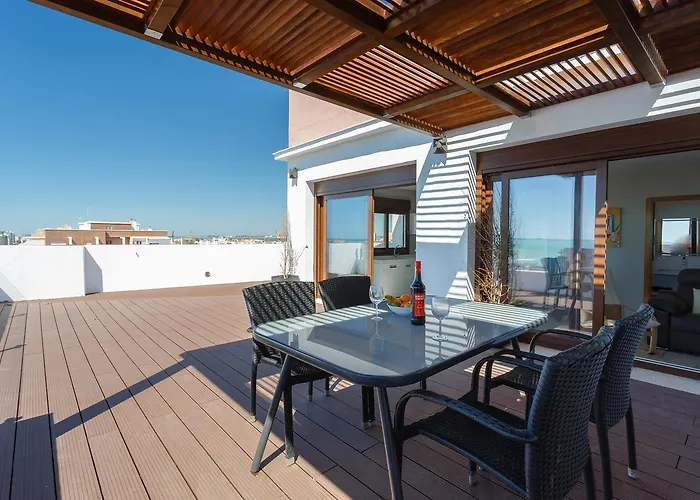 Atico Full Balcony By Cadiz4rentals דירה קדיז