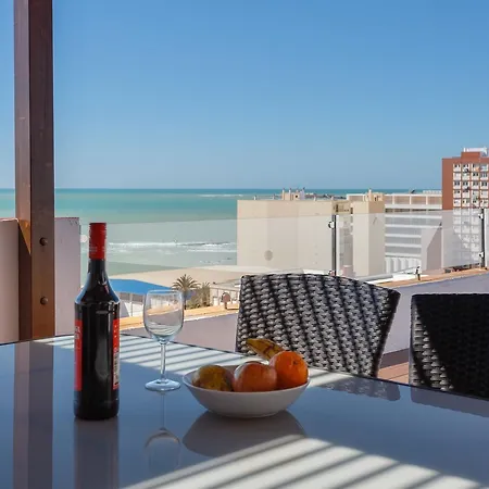 Atico Full Balcony By Cadiz4rentals Cadiz