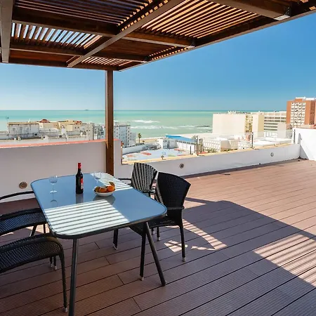 Atico Full Balcony By Cadiz4rentals * Cádiz
