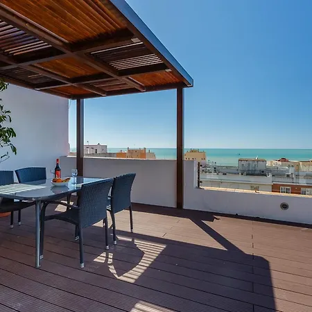 公寓 Atico Full Balcony By Cadiz4rentals *