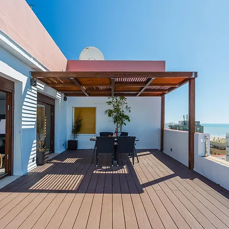 公寓 Atico Full Balcony By Cadiz4rentals 加的斯