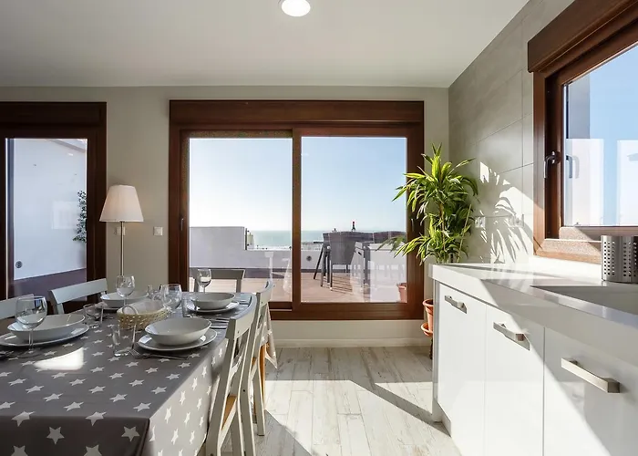 Lägenhet Atico Full Balcony By Cadiz4rentals *