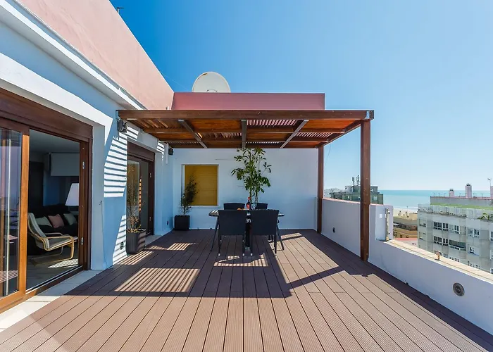 Lägenhet Atico Full Balcony By Cadiz4rentals Cádiz